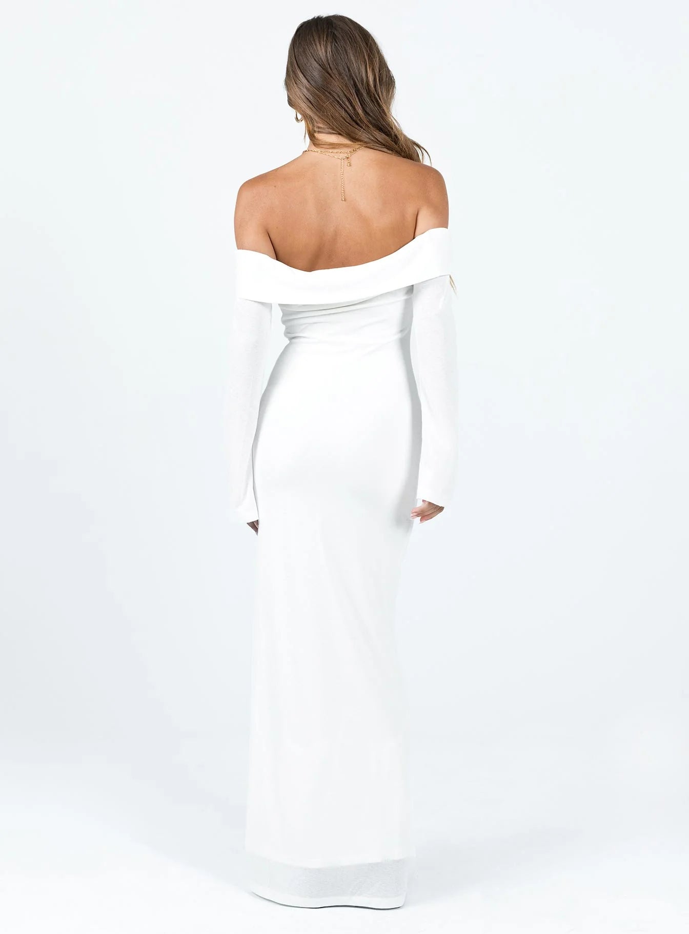 Maida Maxi Dress White